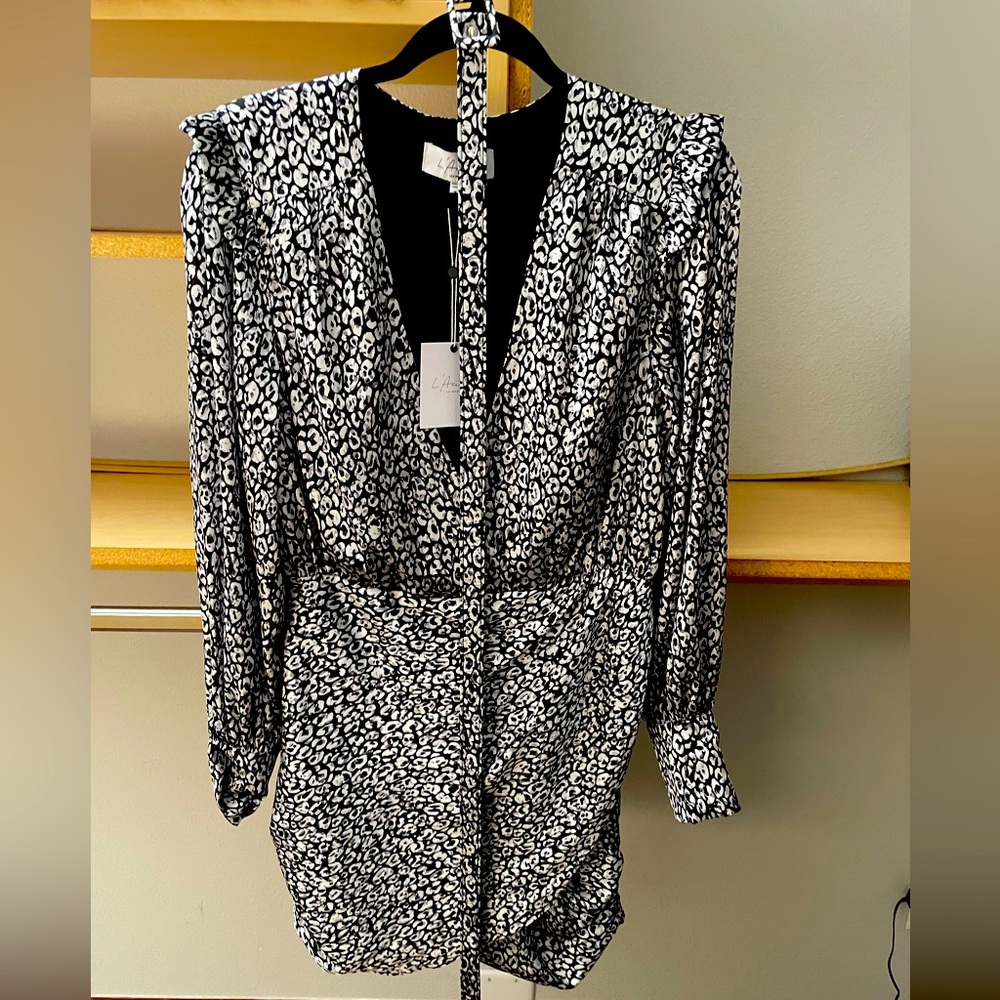 Silk dress , long sleeve